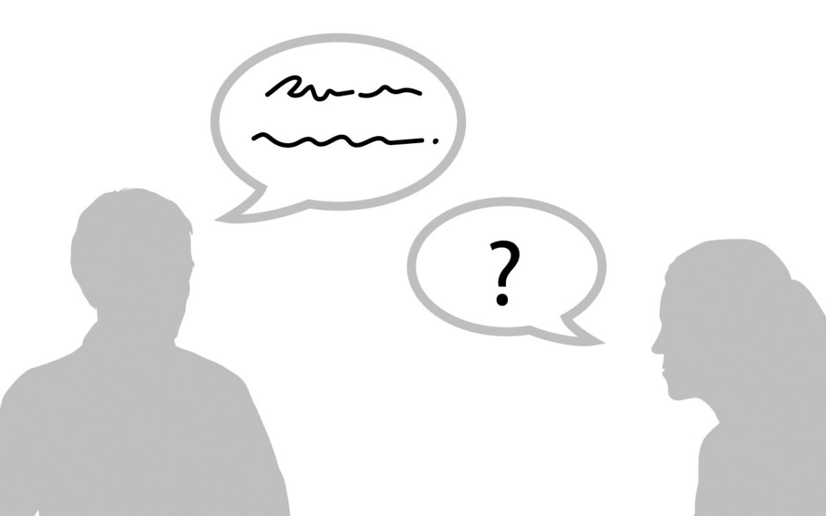 Probleme beim Sprechen